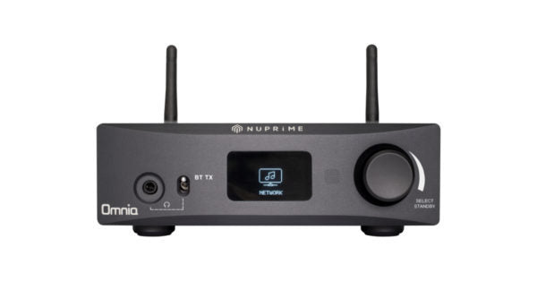 NuPrime Omnia WR-2 multi zone audio streamer voorversterker met HDMI ARC