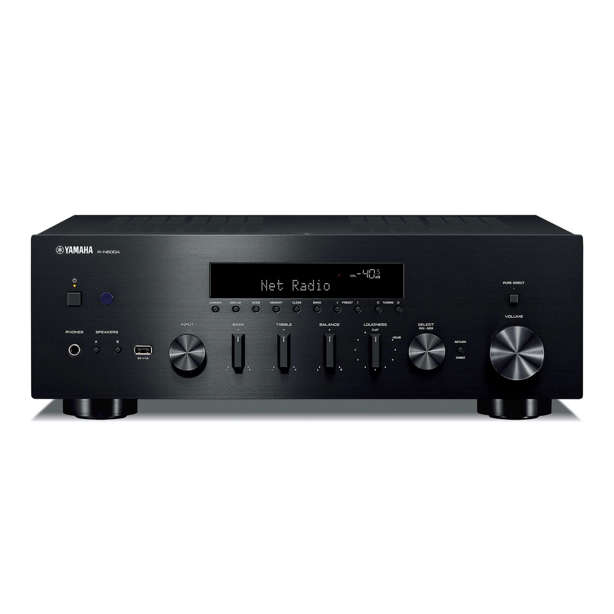 値下げ可　Yamaha RN 600A Yamaha R-N600A ZWART Netwerk receiver met MusicCast – Correct