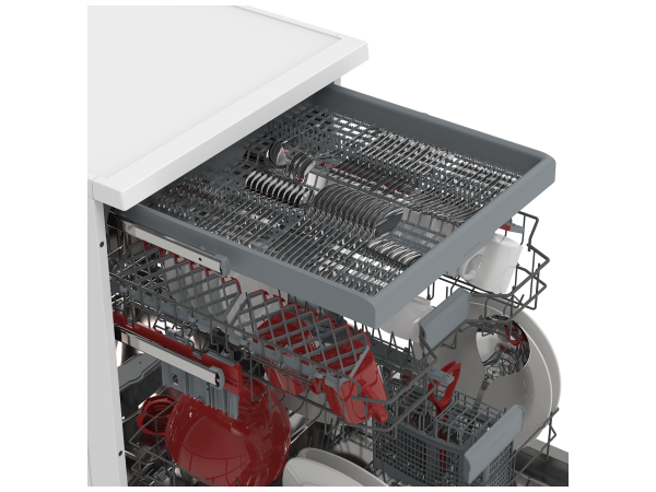 Sharp QWNA1DF45EWEU Vaatwasser met RVS kuip en Turbo Dry systeem