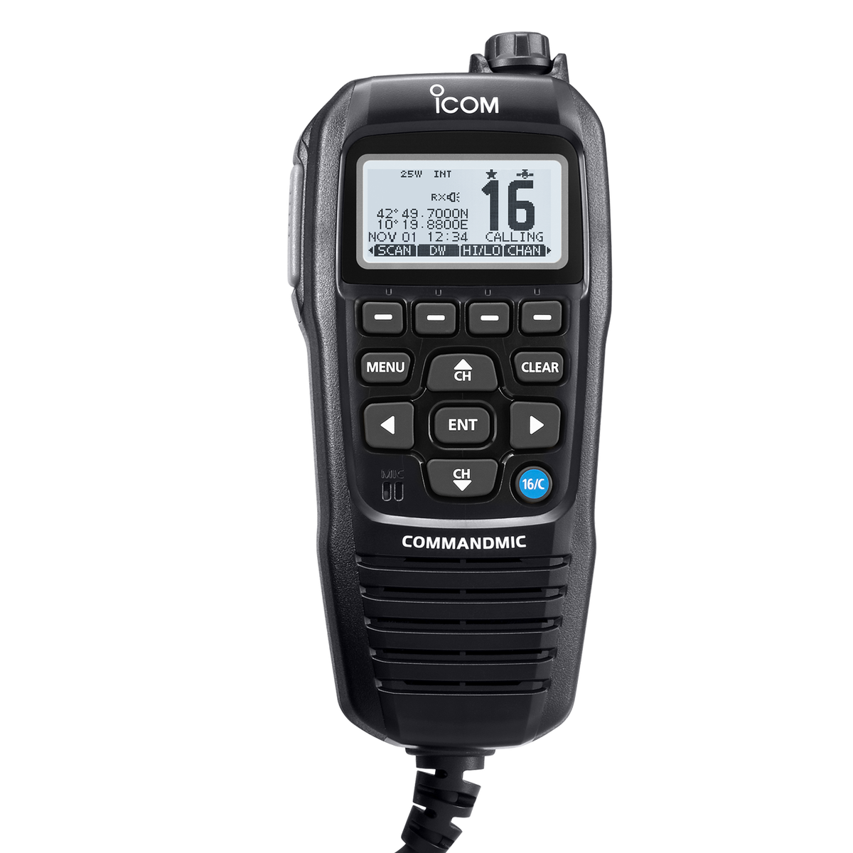 Icom HM-195GB commandmic voor 2e of 3e bediening