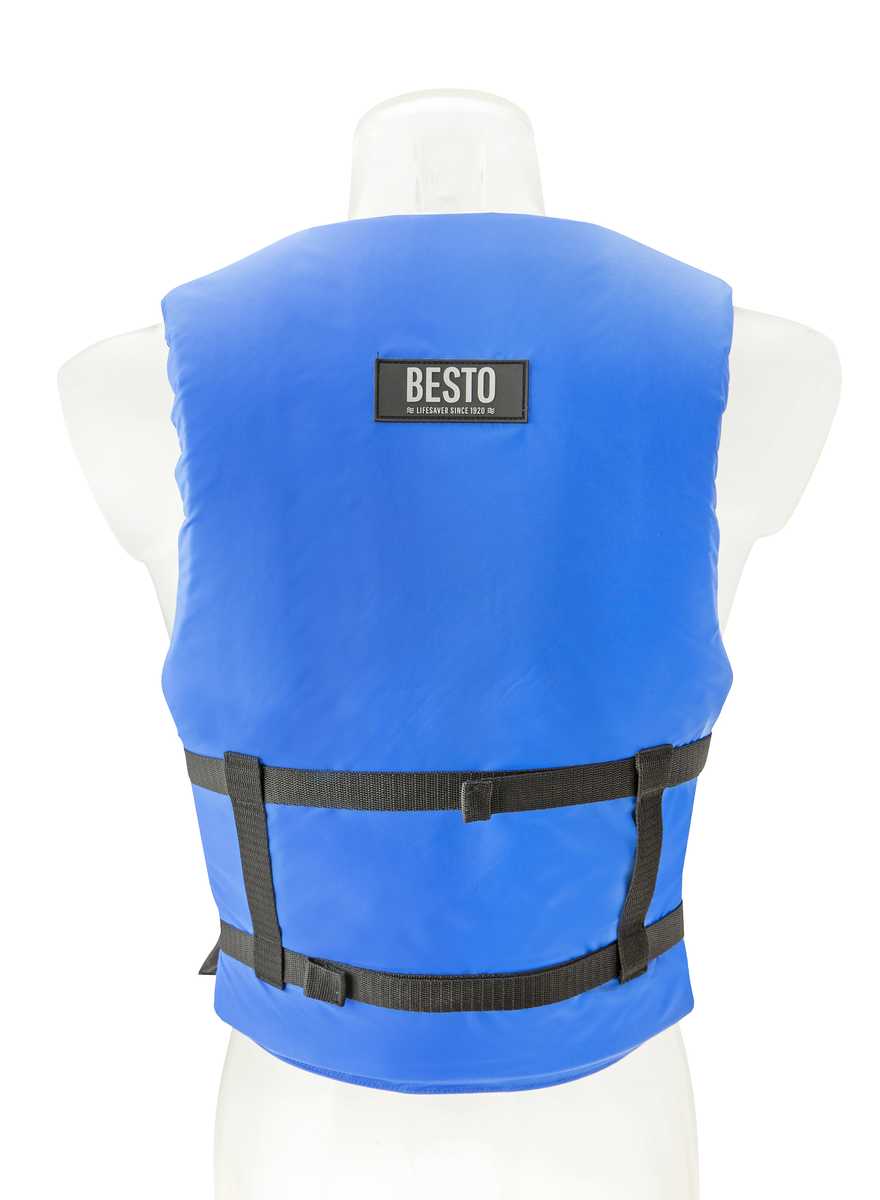 Besto Tas met 4 Allround Fit 50N zwemvesten rood/blauw