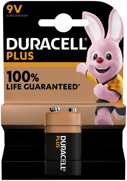 Duracell 9 Volt Plus Alkaline