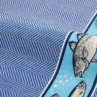 Bunzlau Castle Theedoek Vis