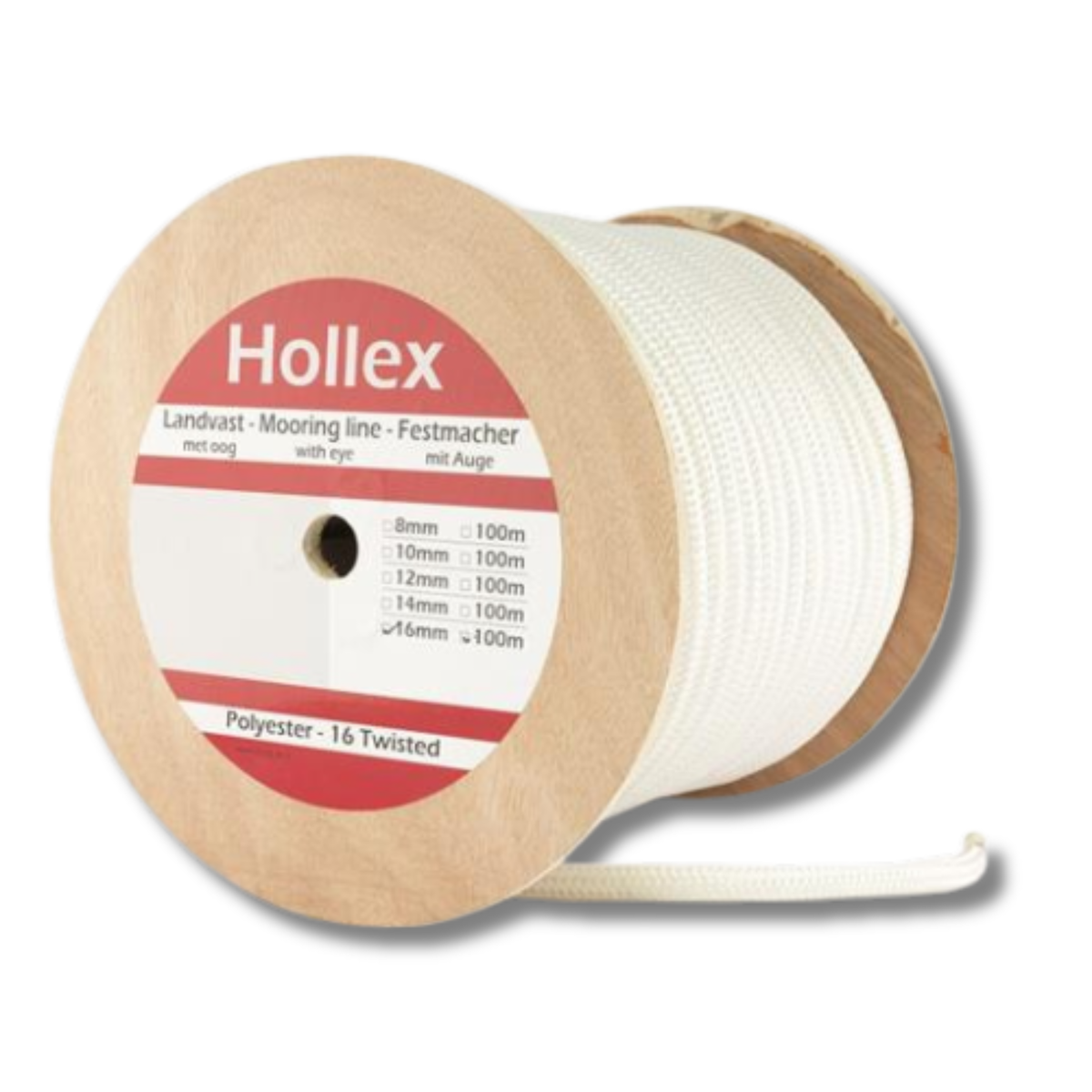 Hollex Gevlochten 8 mm Landvast