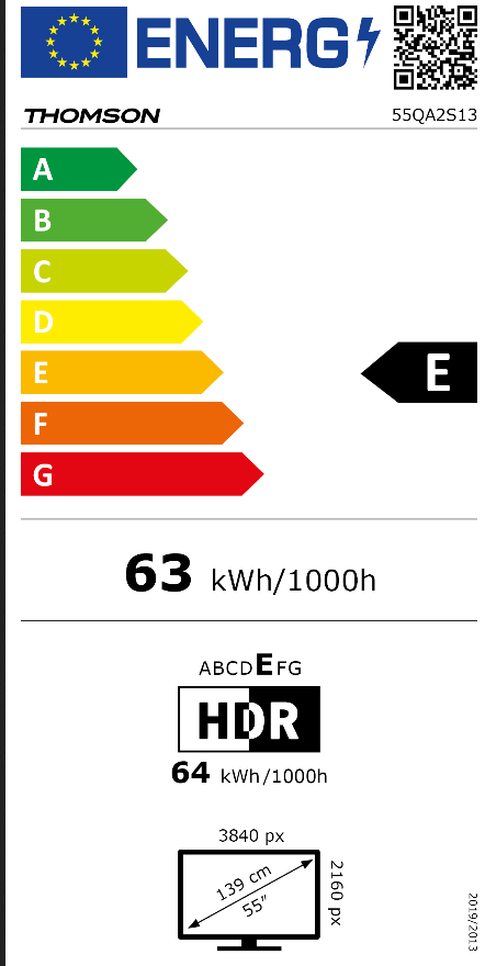 Thomson 55QA2S13 QLED Ultra HD Smart Televisie