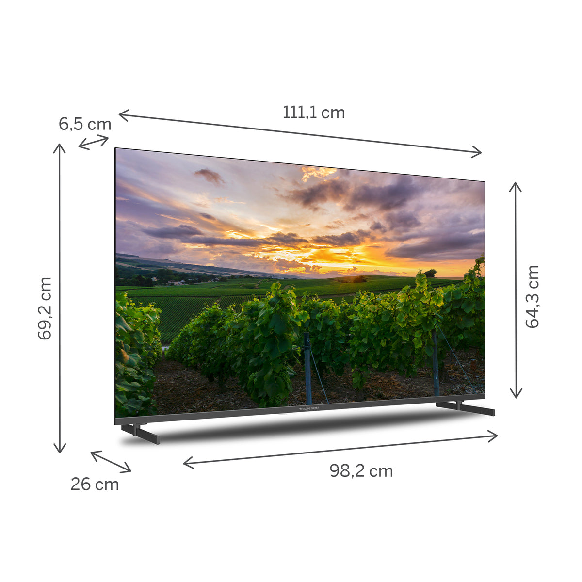 Thomson 55QA2S13 QLED Ultra HD Smart Televisie