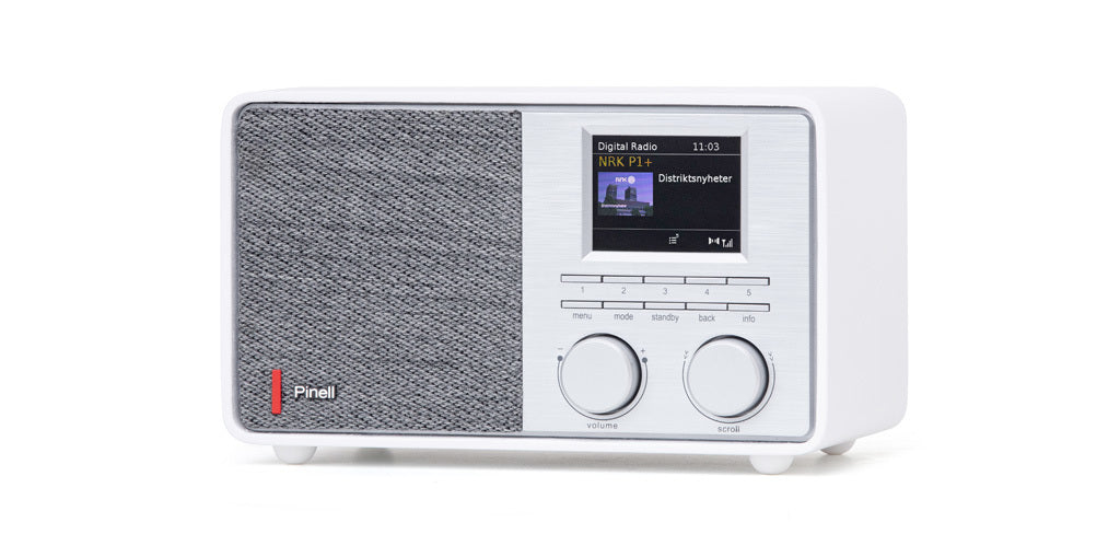 Pinell Supersound201W-white internet radio en DAB+
