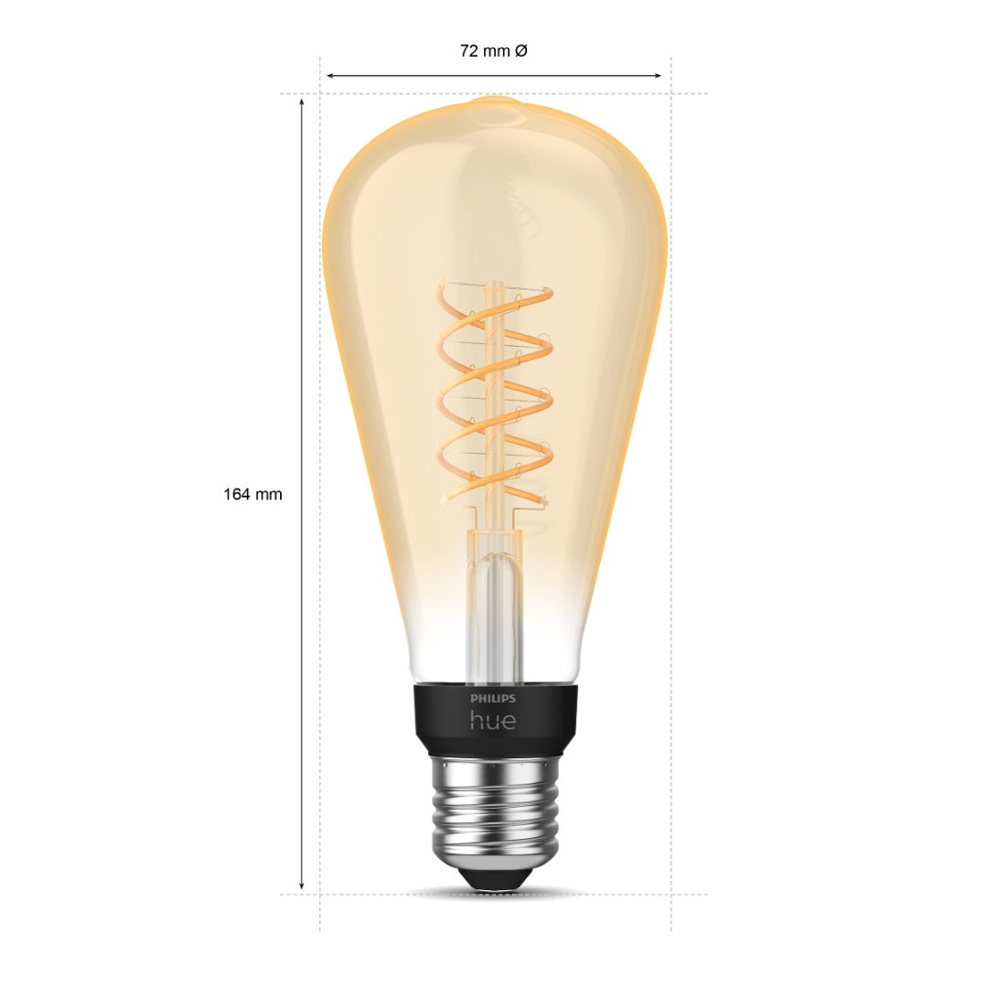 Philips HueW 7.2 Fil ST72 E27 EU