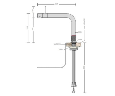 Quooker Front Rosé Koper