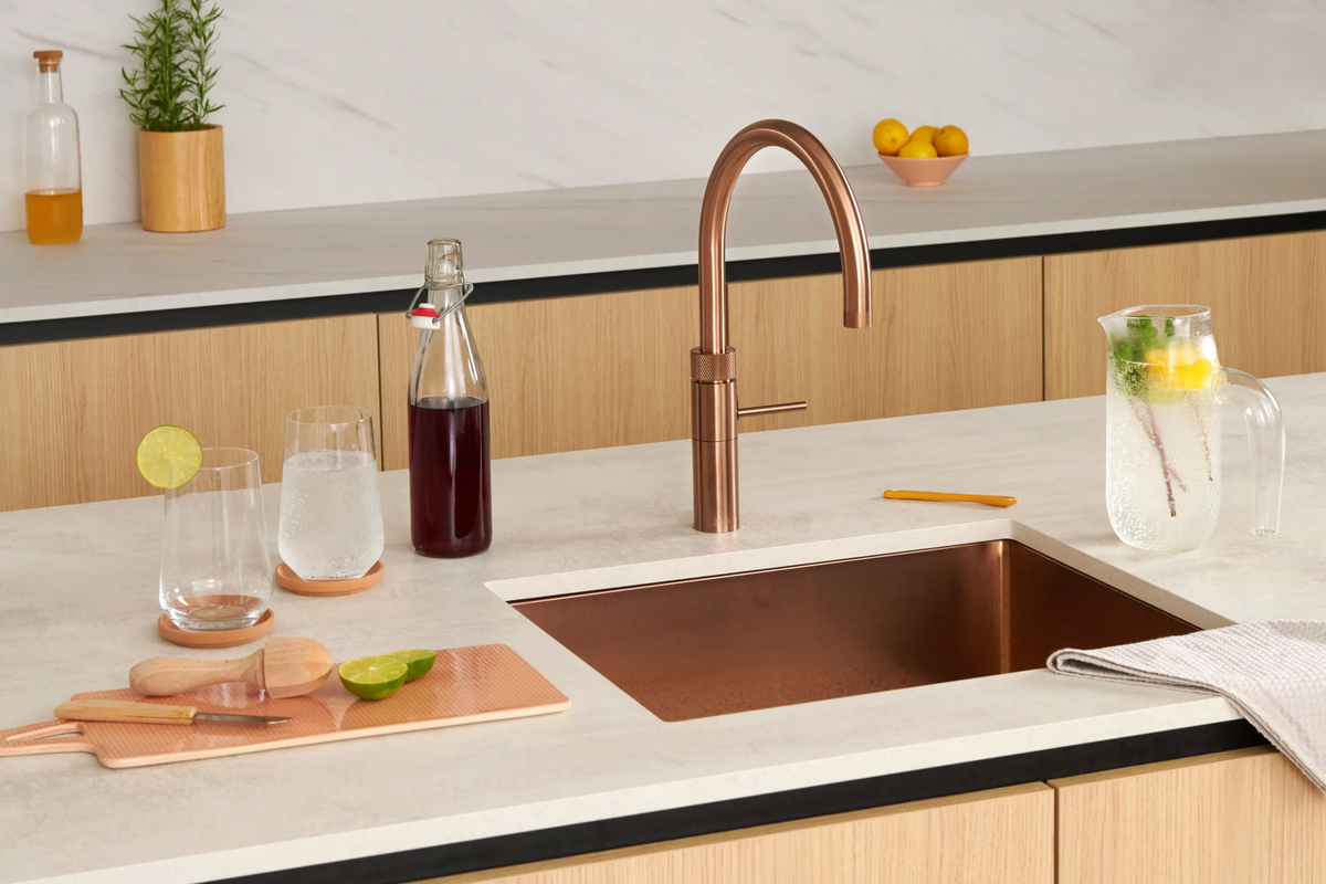 Quooker Fusion Round Rosé Koper