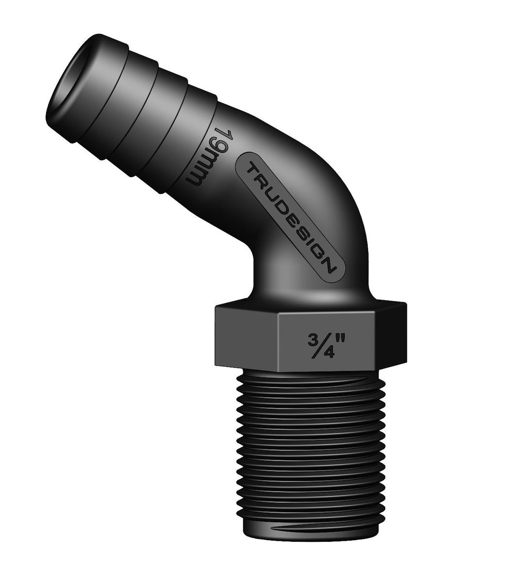 TruDesign Slangpilaar 3/4 inch BSP