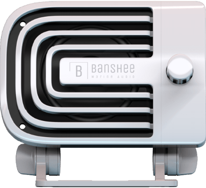 BANSHEE BAR-VA-1W actieve marifoon luidspreker met volume regeling