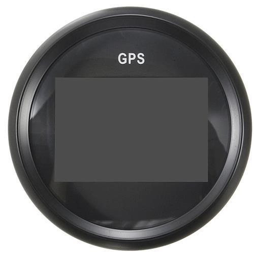 Hollex GPS Snelheidsmeter digitaal 12/24 Volt zwart