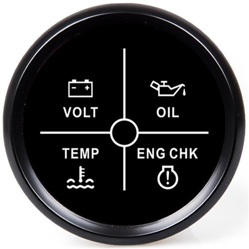 Hollex Alarminstrument 4-in-1 12/24 Volt zwart