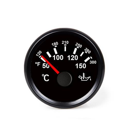 Hollex Olietemperatuurmeter 12/24 Volt 50-150°C zwart