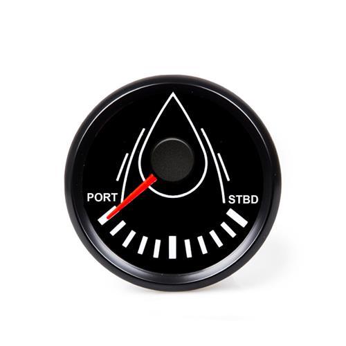 Hollex Roerstandmeter Type 1 ø52 mm inbouw 12/24 Volt 0-190 Ohm zwart (zonder tranducer)