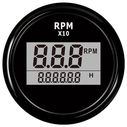 Hollex Toeren/Urenteller digitaal 12/24 Volt zwart