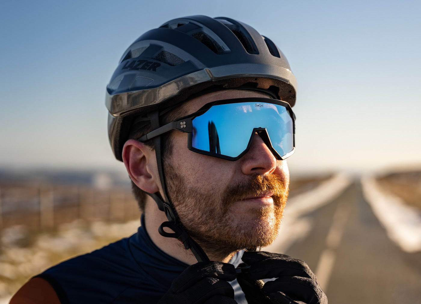 Lazer Tempo KinetiCore fietshelm titanium
