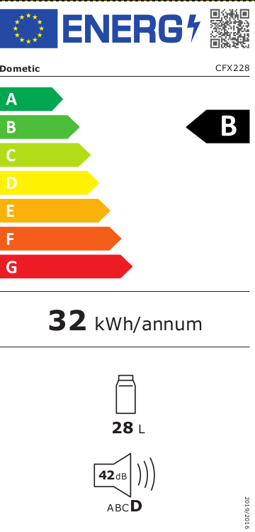 Dometic CFX2 28 Koelbox Werkt Op 12 24 220 Volt en Gas