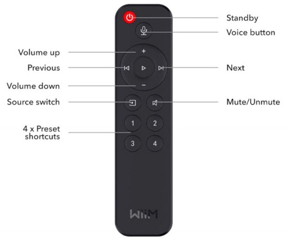 Wiim Remote voor Pro/Pro+/Amp