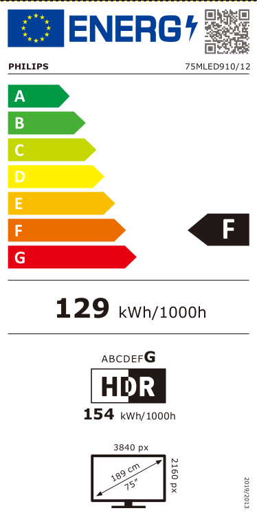 Philips 75MLED910/12