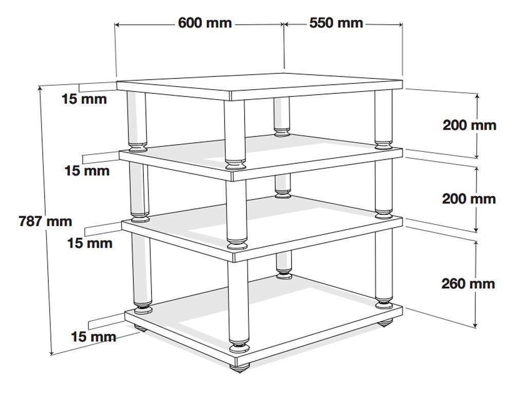 NorStone STABBL HIFI zwart