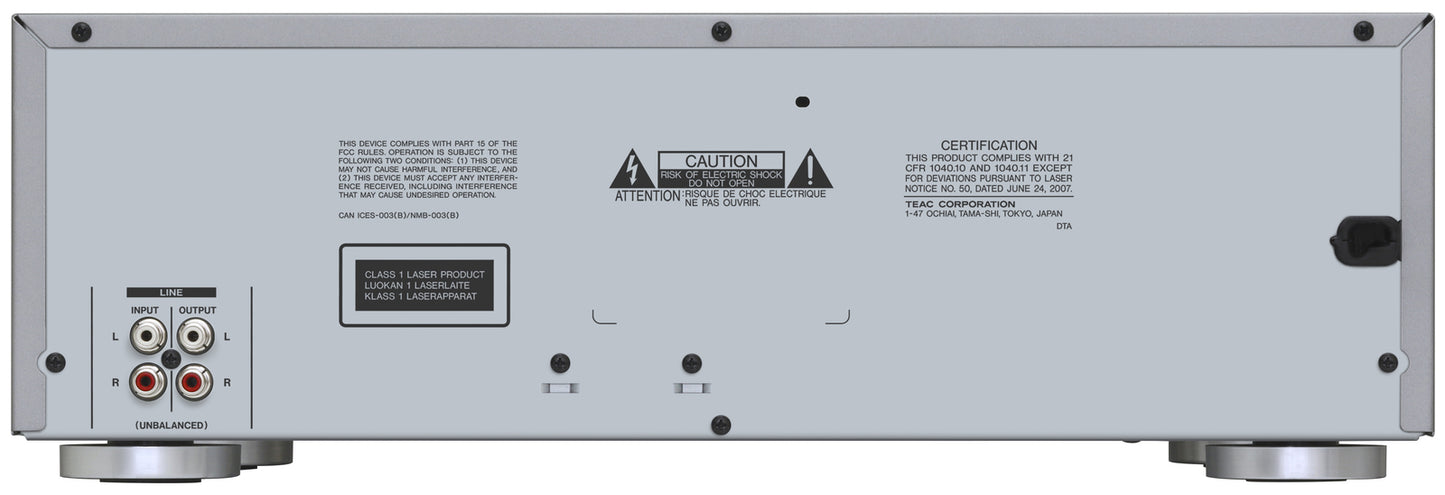Teac AD-850SE ZILVER