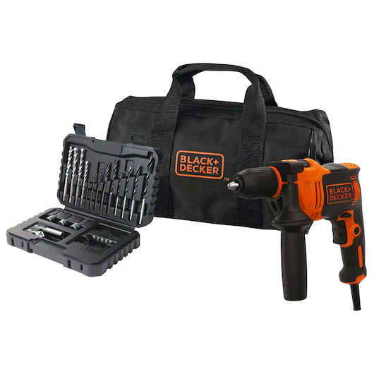 Black&Decker BEH710SA32-QS klopboormachine met 32 delige accessoires set