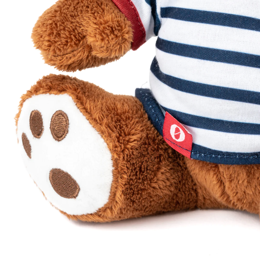 Bron Teddybeer met gestreept T-Shirt