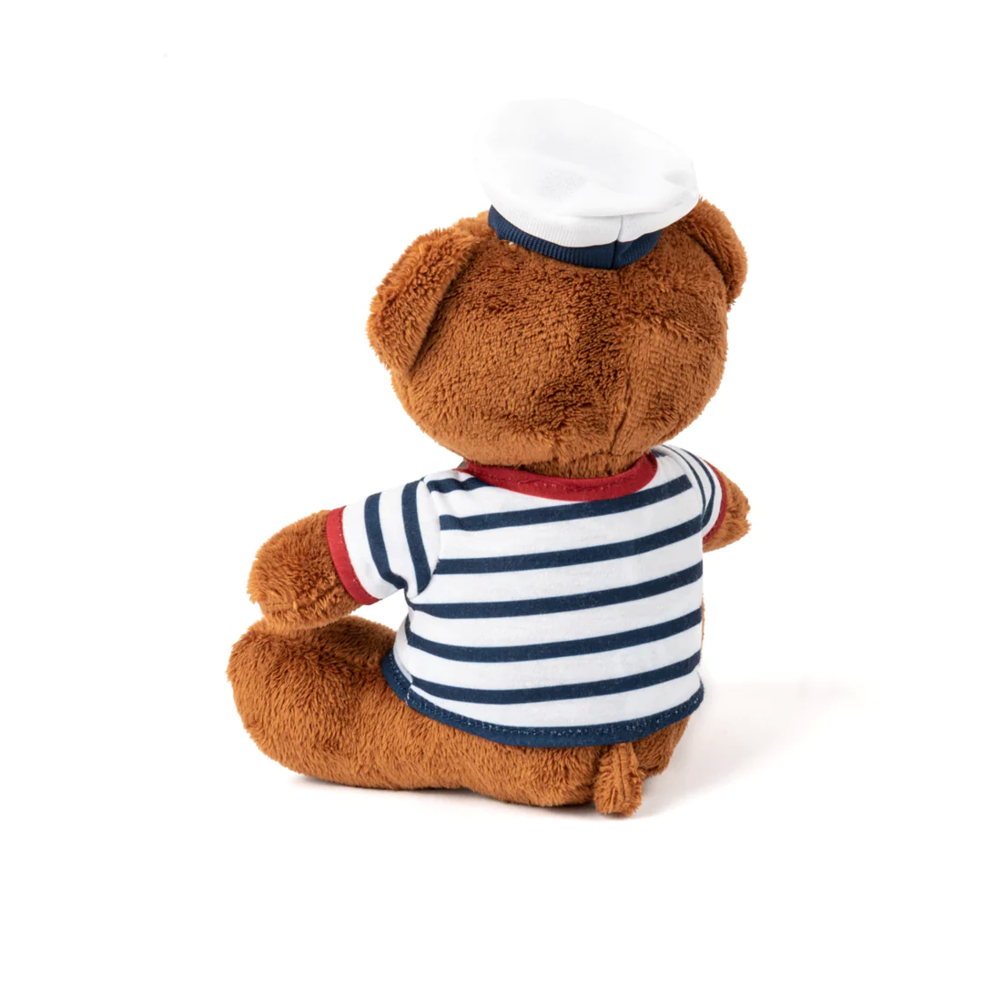 Bron Teddybeer met gestreept T-Shirt