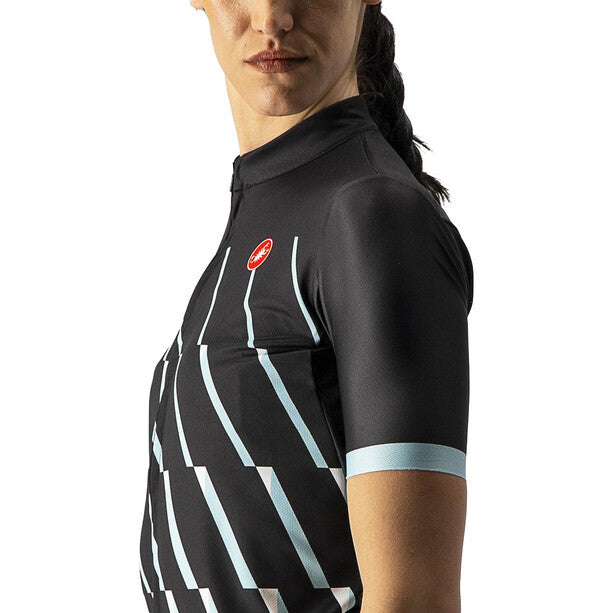 Castelli Pendio fietsshirt korte mouwen zwart dames