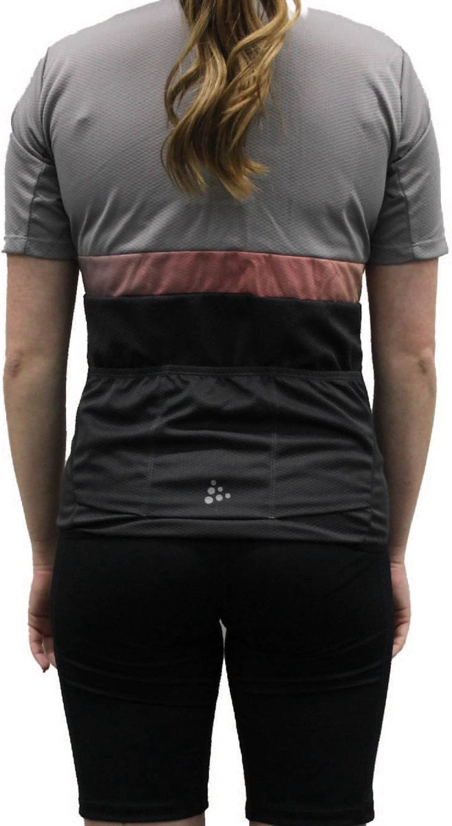 Craft Core Endur Jersey W fietsshirt korte mouwen grijs dames