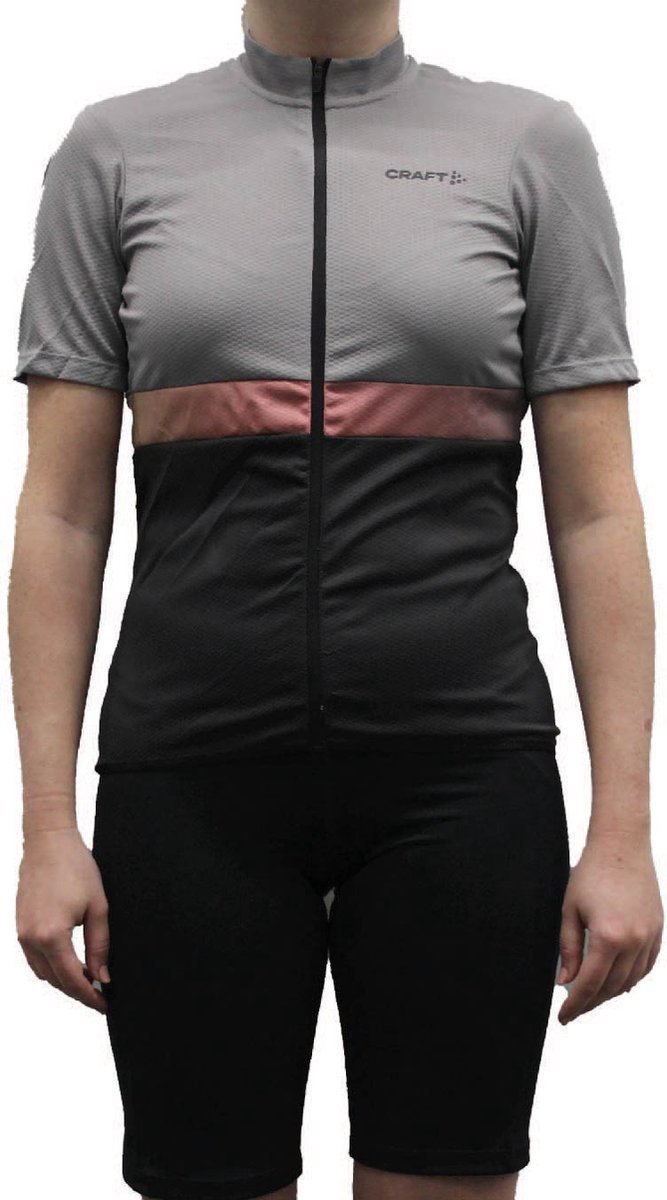 Craft Core Endur Jersey W fietsshirt korte mouwen grijs dames