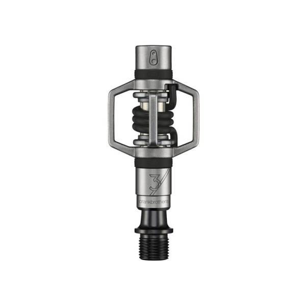 Crankbrothers Eggbeater 3 MTB pedalen zwart/zilver (met schoenplaatjes)