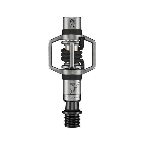 Crankbrothers Eggbeater 3 MTB pedalen zwart/zilver (met schoenplaatjes)