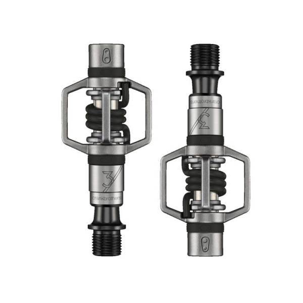 Crankbrothers Eggbeater 3 MTB pedalen zwart/zilver (met schoenplaatjes)