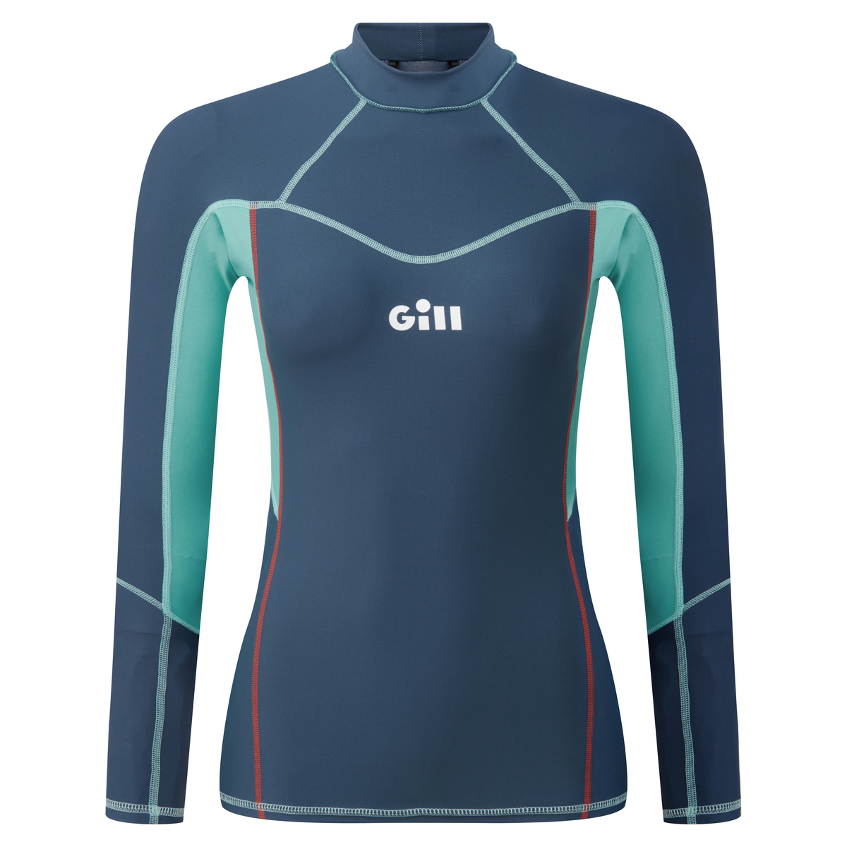 Gill Pro Rash Vest LS UV+ shirt lange mouwen oranje heren