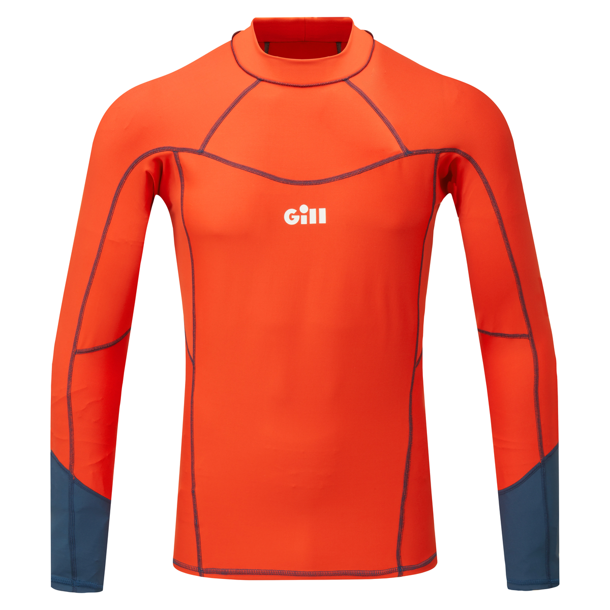 Gill Pro Rash Vest LS UV+ shirt lange mouwen oranje heren