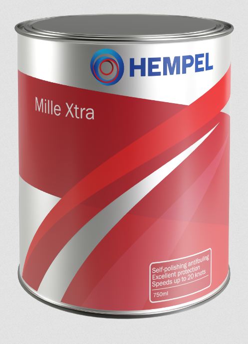 Hempel Mille Xtra 7166C zelfslijpende antifouling 750 ml