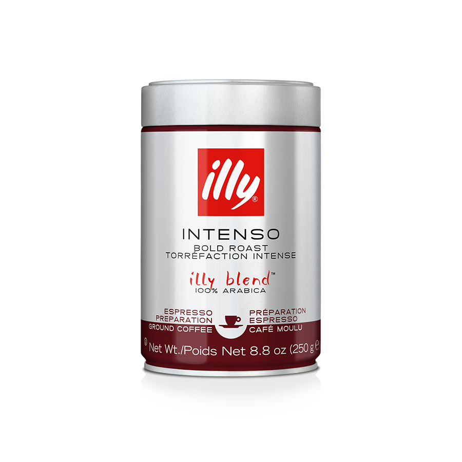 Illy Discovery Box intenso 250 gram, 2 espresso en 2x Judy Chicago kopjes