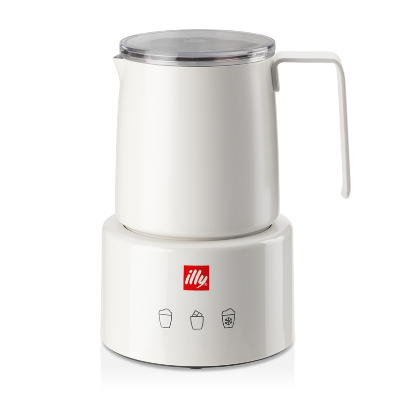 Illy Wonderbox 1 melkopschuimer met Aribica koffie en Judy Chicago kopjes