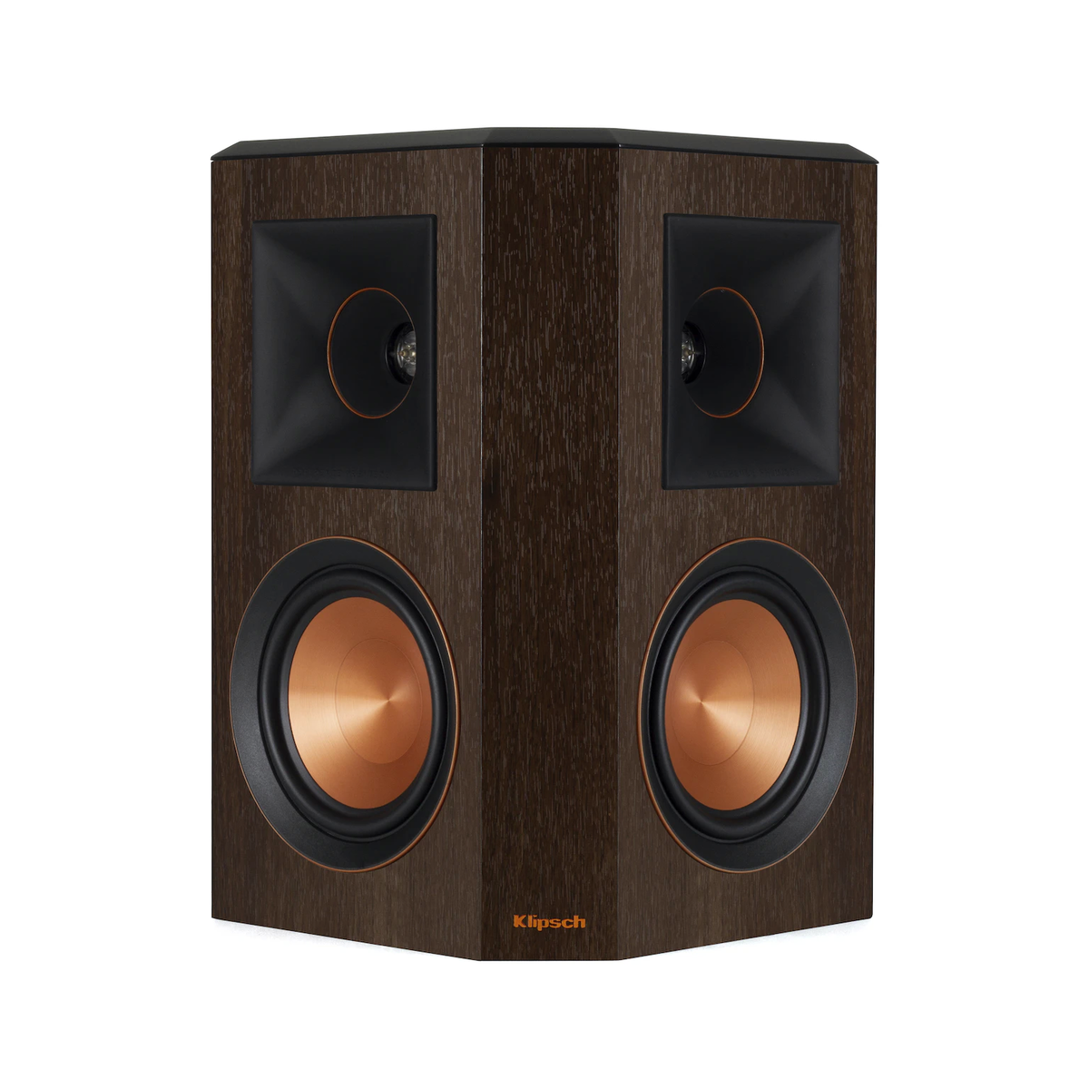 Klipsch RP502S walnut suround luidspreker