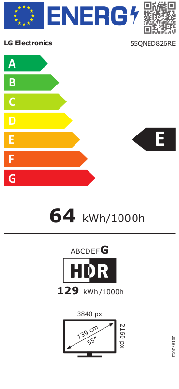 LG 55QNED826RE Smart televisie