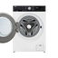 LG F4WR7511SYW wasmachine met wifi, turbo was, stoom, auto dosering