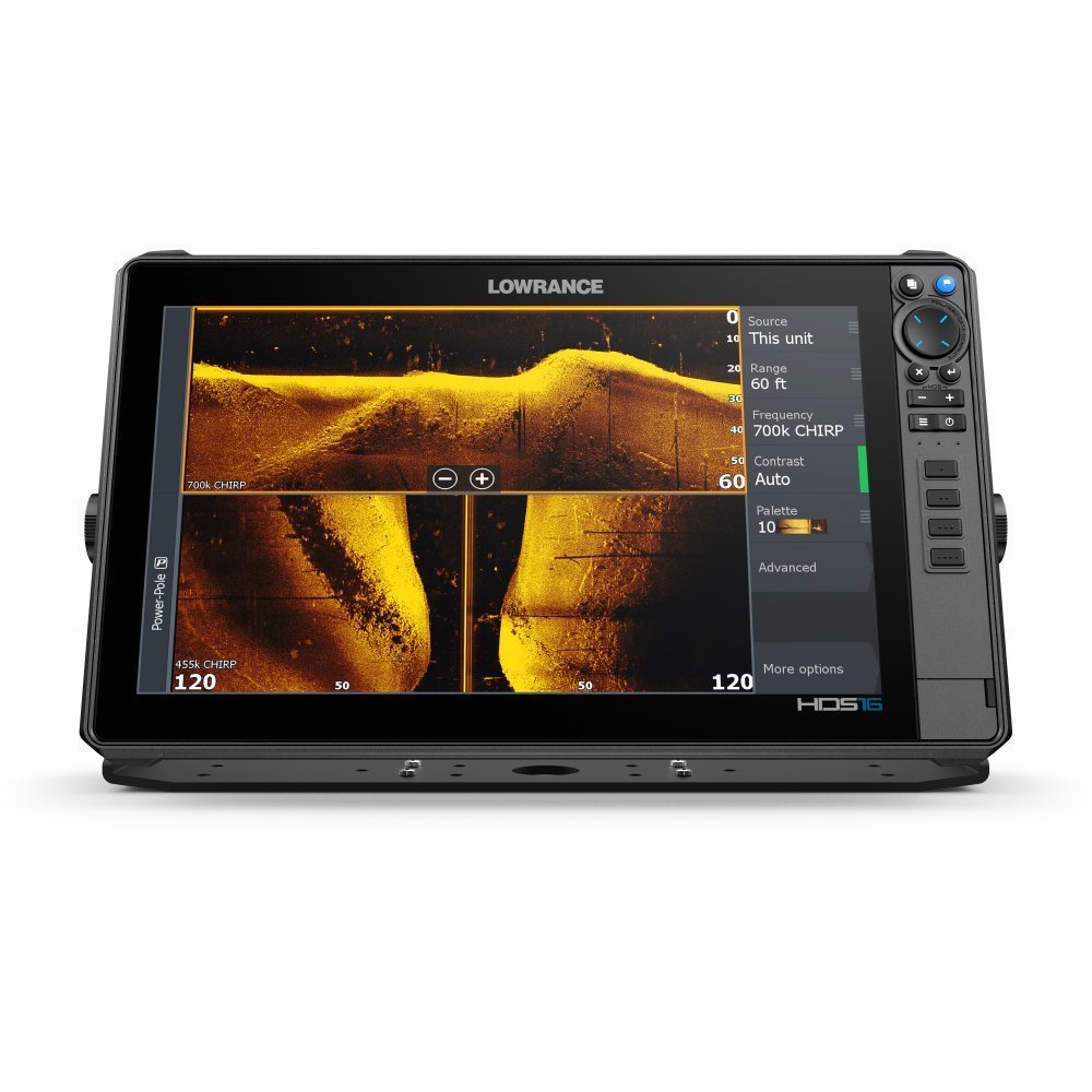 Lowrance HDS Pro 16 met Active Imaging HD 3-in-1 transducer