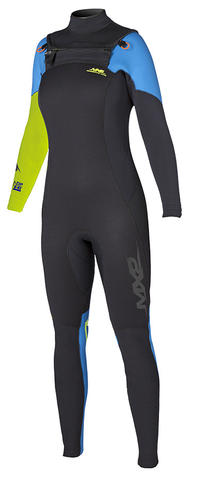 Magic Marine Ignite Fullsuit 5/4mm D/L neopreen dames wetsuit met lange mouwen en benen