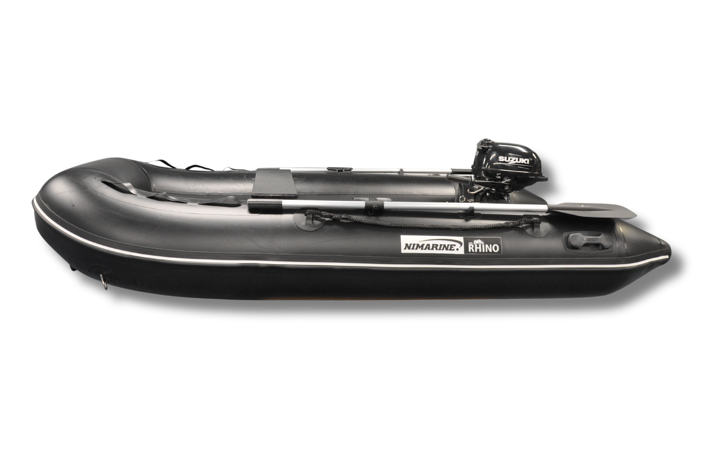 Nimarine MX 290 ALU Black Rhino Suzuki 2.5 pk rubberboot zwart