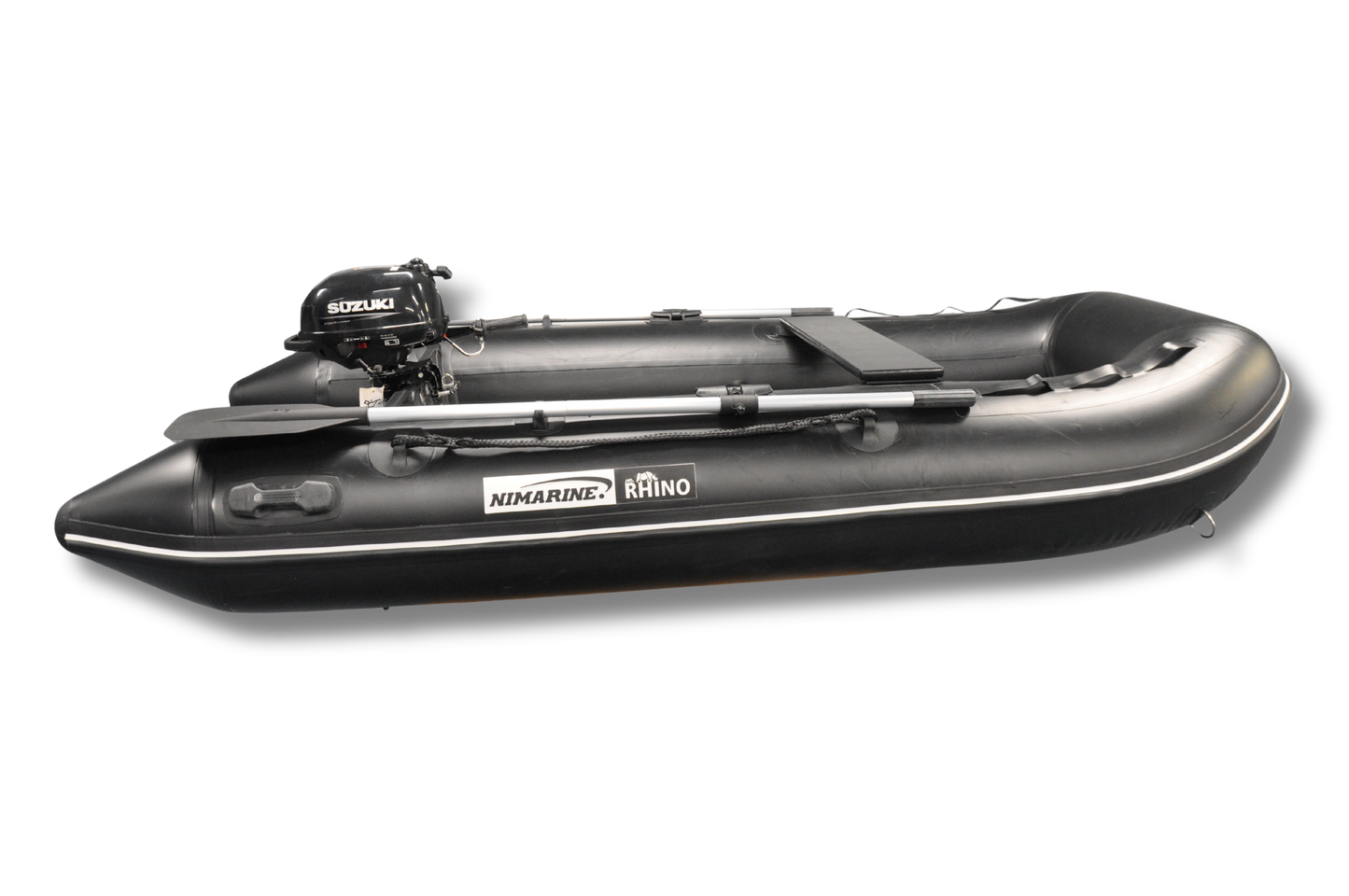 Nimarine MX 290 ALU Black Rhino Suzuki 2.5 pk rubberboot zwart
