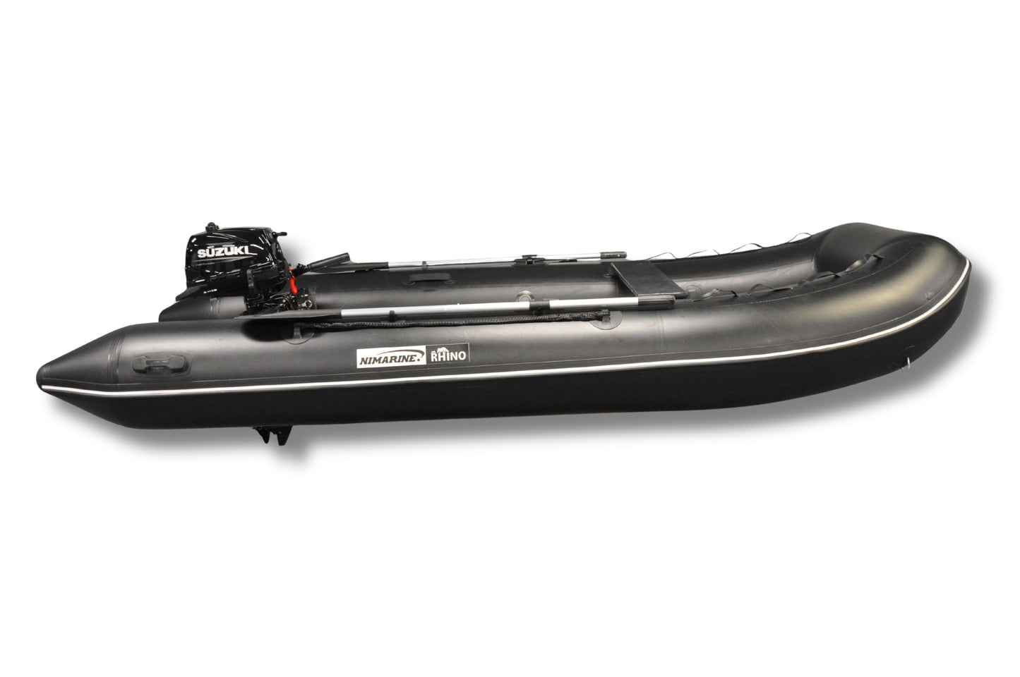 Nimarine MX 390 ALU Black Rhino Suzuki 5 pk rubberboot zwart