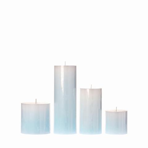 Riverdale Dip-dye Candle Pillar Honeydew Melon